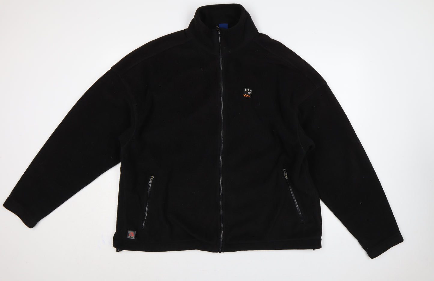Sprayway Men's Black XL Fleece Full Zip Outdoor Basic Jacket