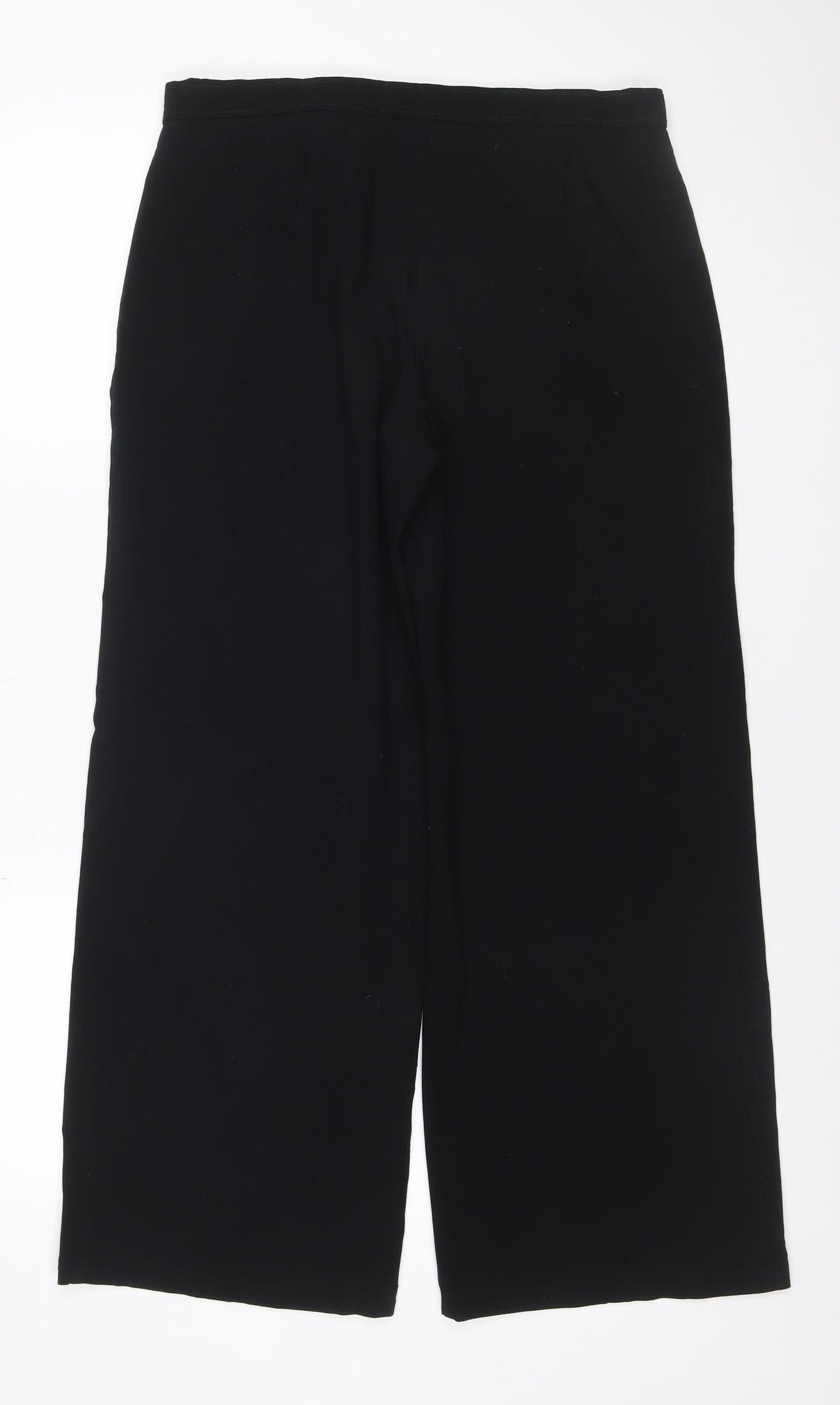 Marks and Spencer Women Black UK 14 Short Bootcut Tailored Trousers