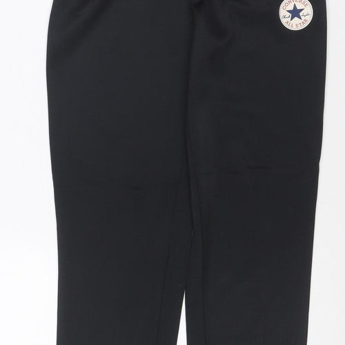 Converse Boys Black 10-12 Years Jogger Track Pants Drawstring