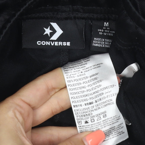 Converse Boys Black 10-12 Years Jogger Track Pants Drawstring