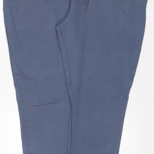 Marks & Spencer Men Blue 3XL Jogger Sweatpants Cotton Drawstring