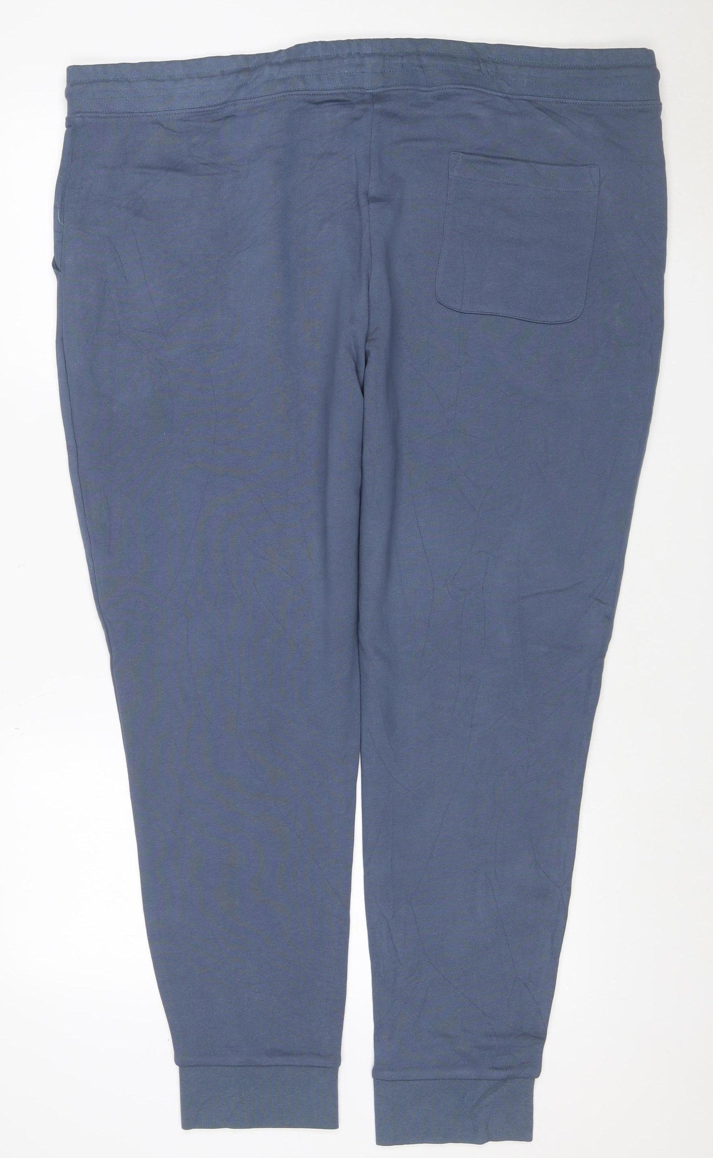 Marks & Spencer Men Blue 3XL Jogger Sweatpants Cotton Drawstring