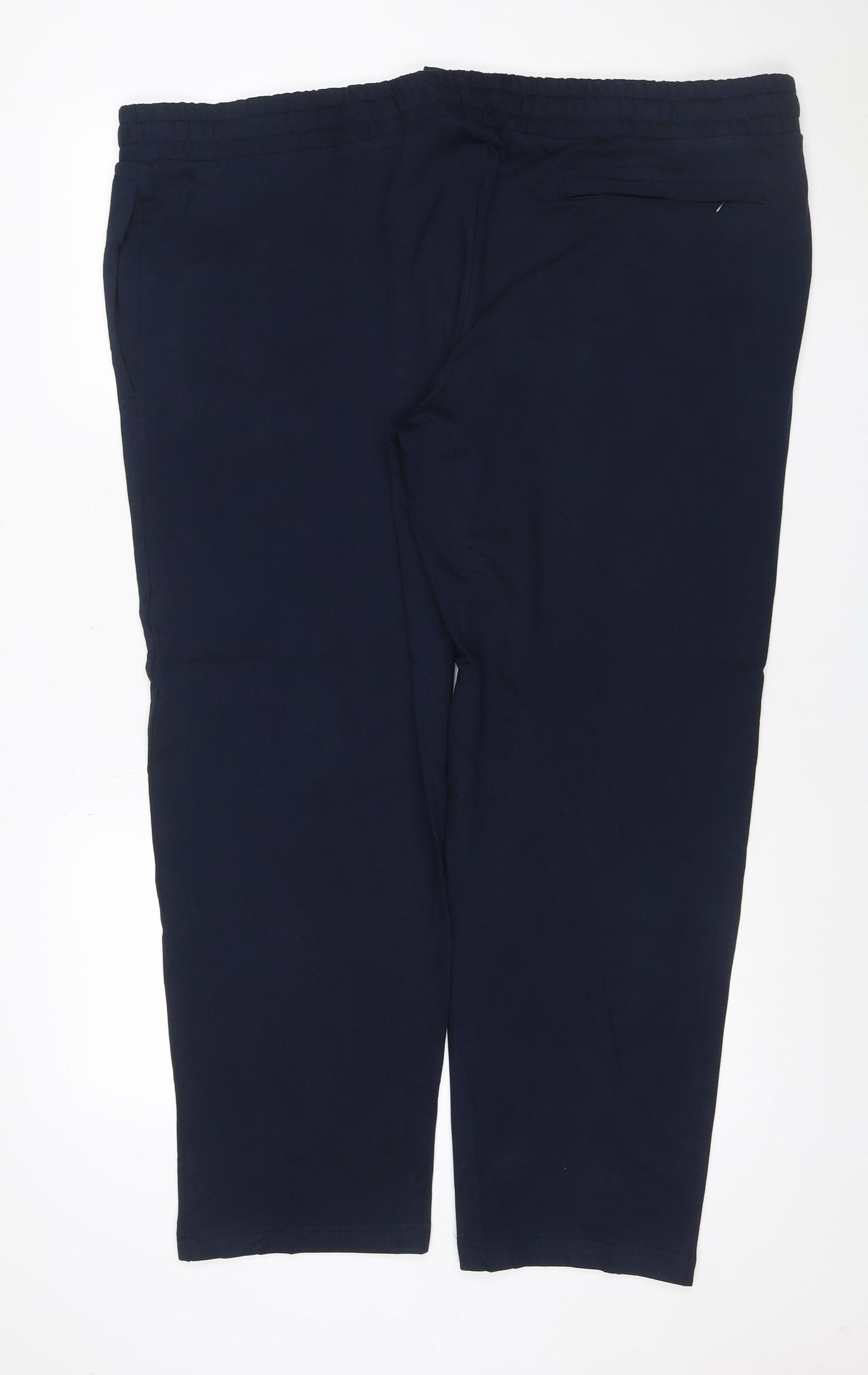 Marks & Spencer Men's Navy 3XL Short Regular Fit Drawstring Sweatpants