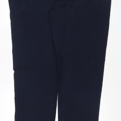 Marks & Spencer Men Blue 2XLT Long Sweatpants Drawstring Joggers