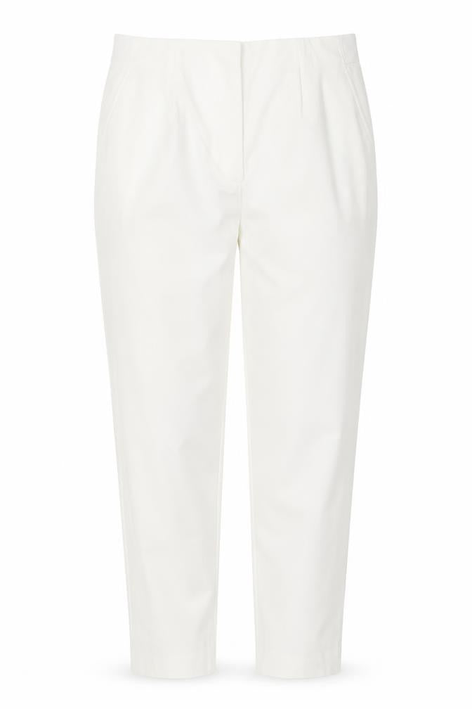 M&S Women’s Ivory UK 20 Long Straight Leg Stretch Dress Trousers