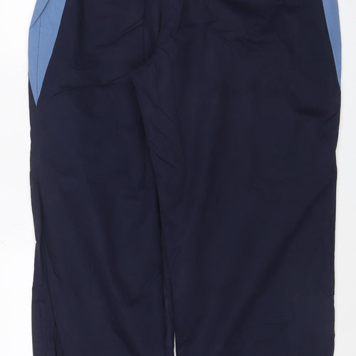 Hippo Men’s Blue XL Lined Track Pants Elastic Waist Zip Pockets