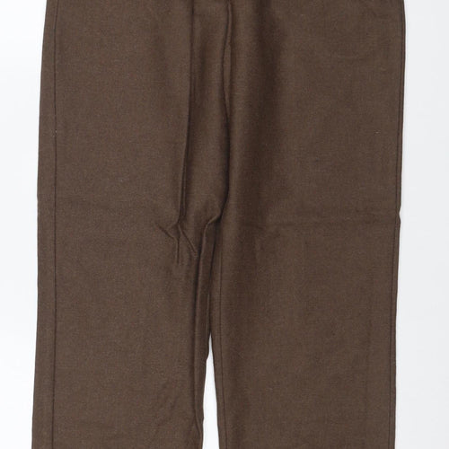 House of Bruar Women’s Brown Size 12 Classic Straight Dress Trousers