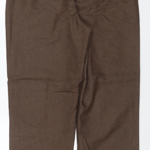 House of Bruar Women’s Brown Size 12 Classic Straight Dress Trousers