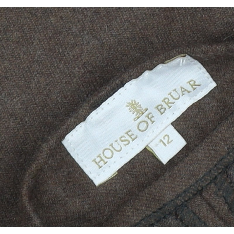 House of Bruar Women’s Brown Size 12 Classic Straight Dress Trousers