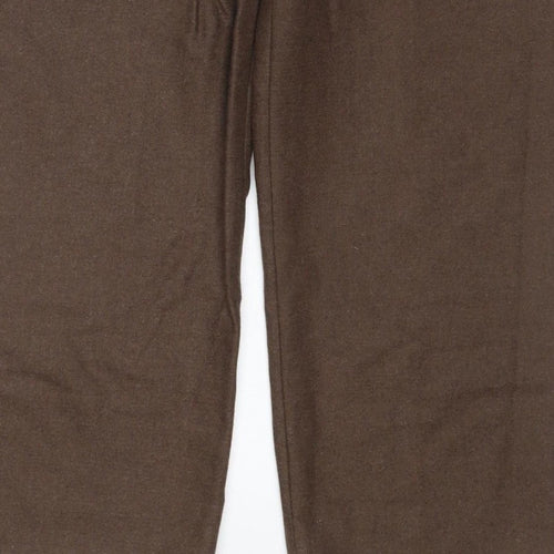 House of Bruar Women’s Brown Size 12 Classic Straight Dress Trousers