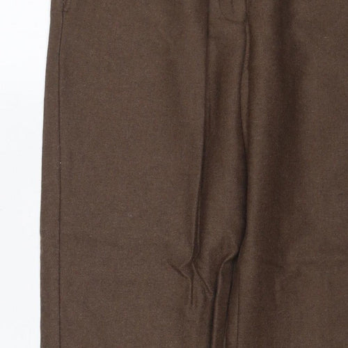 House of Bruar Women’s Brown Size 12 Classic Straight Dress Trousers