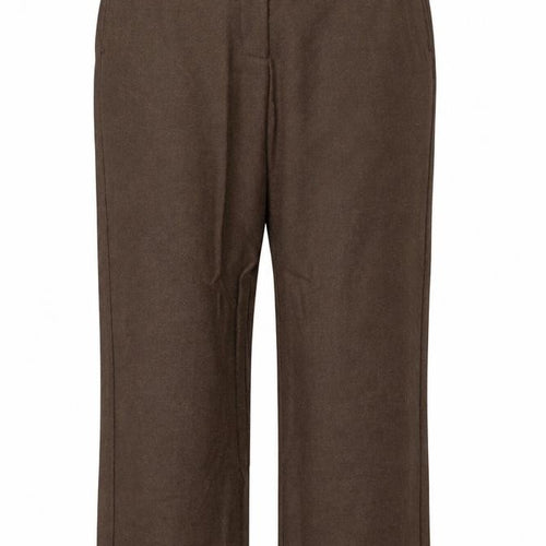 House of Bruar Women’s Brown Size 12 Classic Straight Dress Trousers