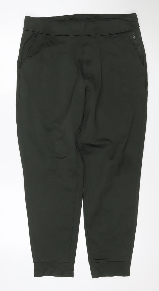 32 Degrees Heat Men’s Green L Stretch Cuffed Jogger Trousers