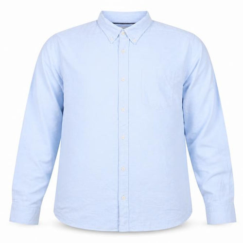 Marks & Spencer Men Blue XL Regular Fit Button-Down Long Sleeve Shirt