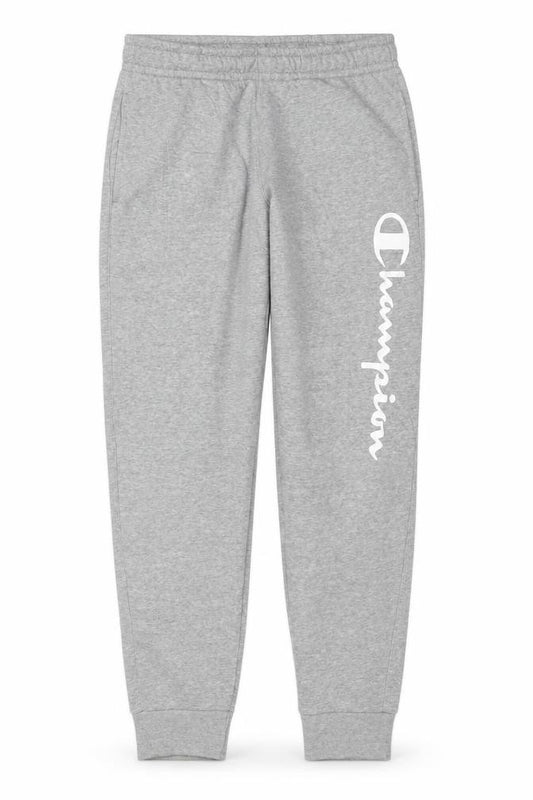 Champion Men’s Grey Medium Jogger Sweatpants Cotton Blend Logo