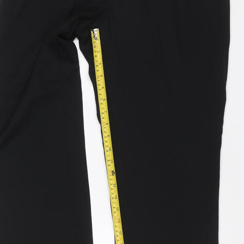 Marks and Spencer Men's Black 34 Regular Formal Dress Trousers Straight
