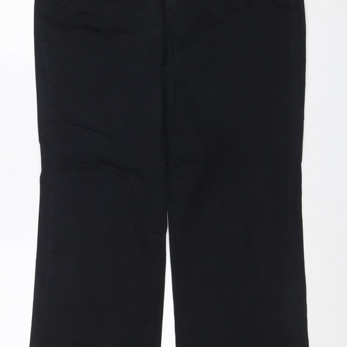 JM Collection Women’s Black Size 12 Straight Stretch Cotton Jeans