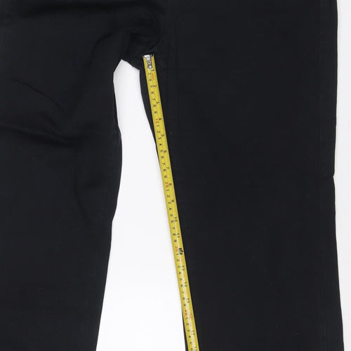 JM Collection Women’s Black Size 12 Straight Stretch Cotton Jeans