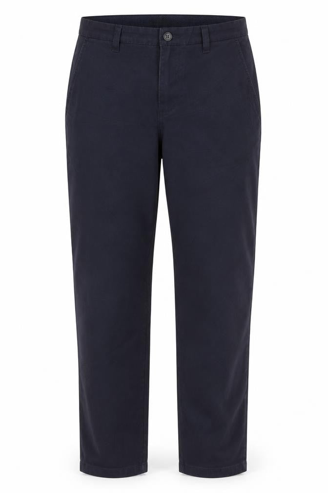 Marks and Spencer Men’s Blue Slim Chino Trousers 30/29 Cotton Stretch