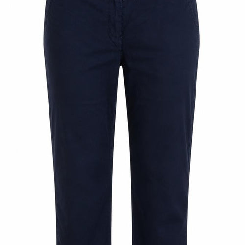 Marks and Spencer Women Navy UK 12 Cotton Stretch Cargo Trousers
