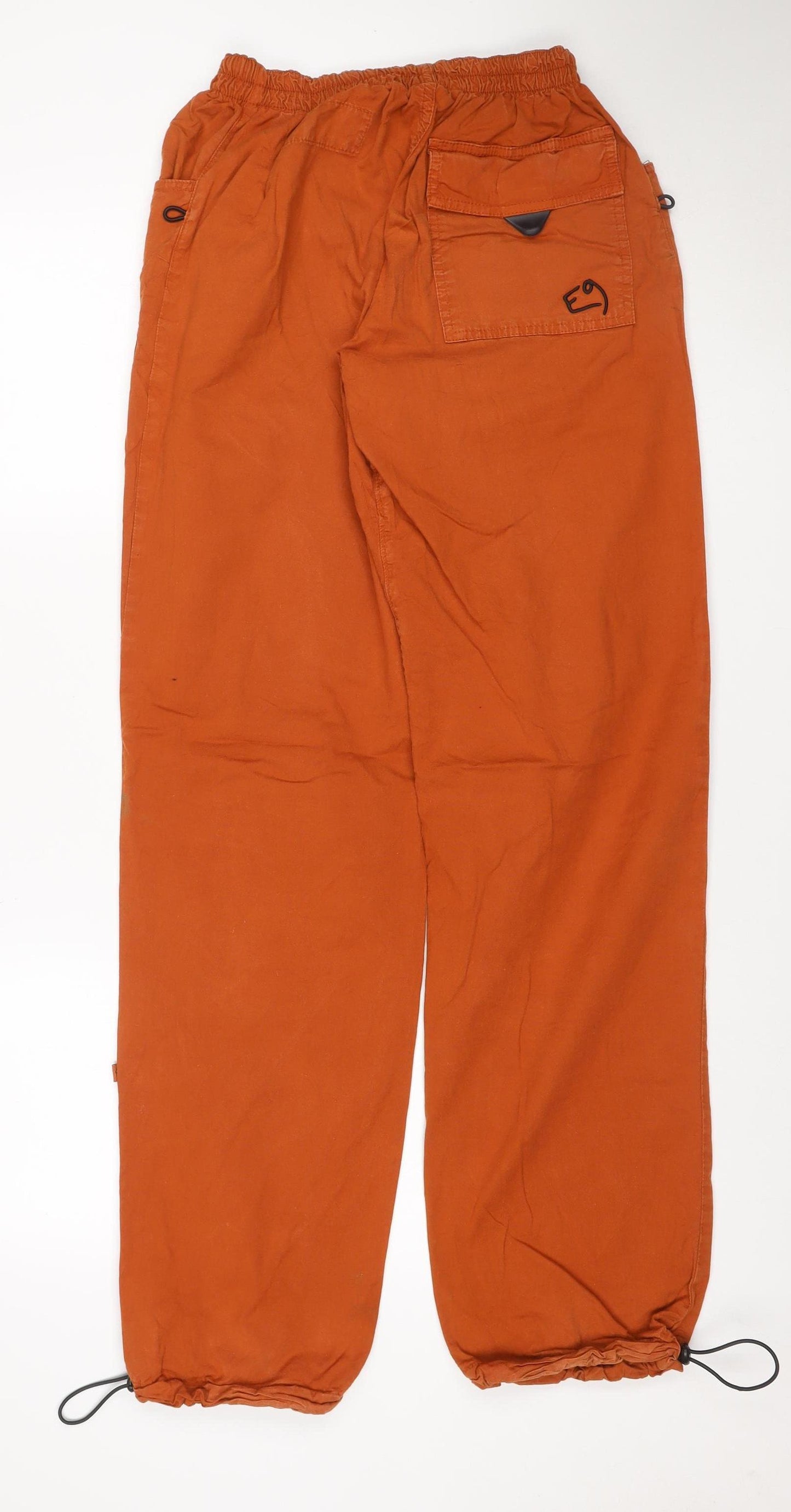 E9 Montone Men's Orange M Cotton Stretch Climbing Jogger Trousers