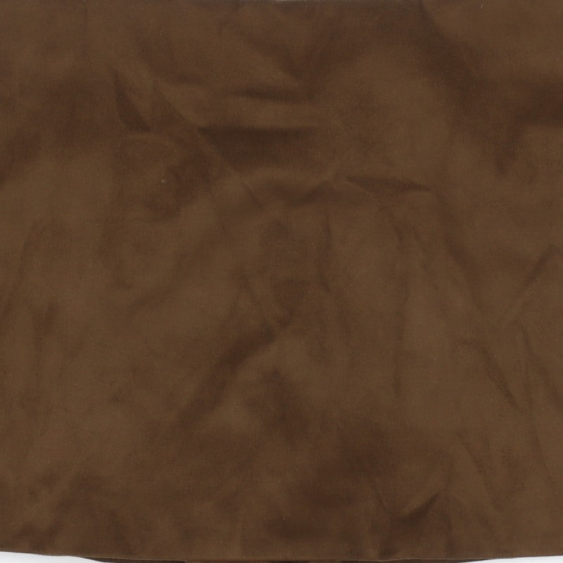 Zara Women Brown L Short Lined Zip Skort