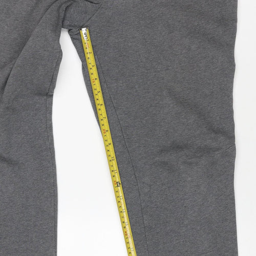 Russell Men's Grey M 32-34 Fleece Jogger Sweatpants Drawstring