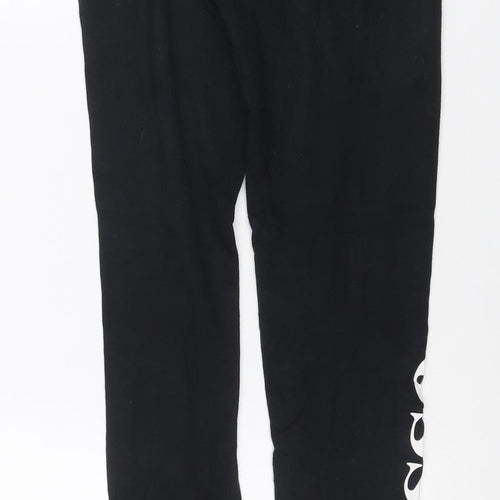 Ellesse Women’s Black UK 10 Logo Track Pants Cotton Stretch