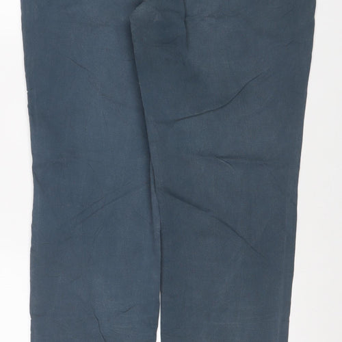Gap Men’s Blue 32 Essential Khaki Slim Fit Flat Front Trousers