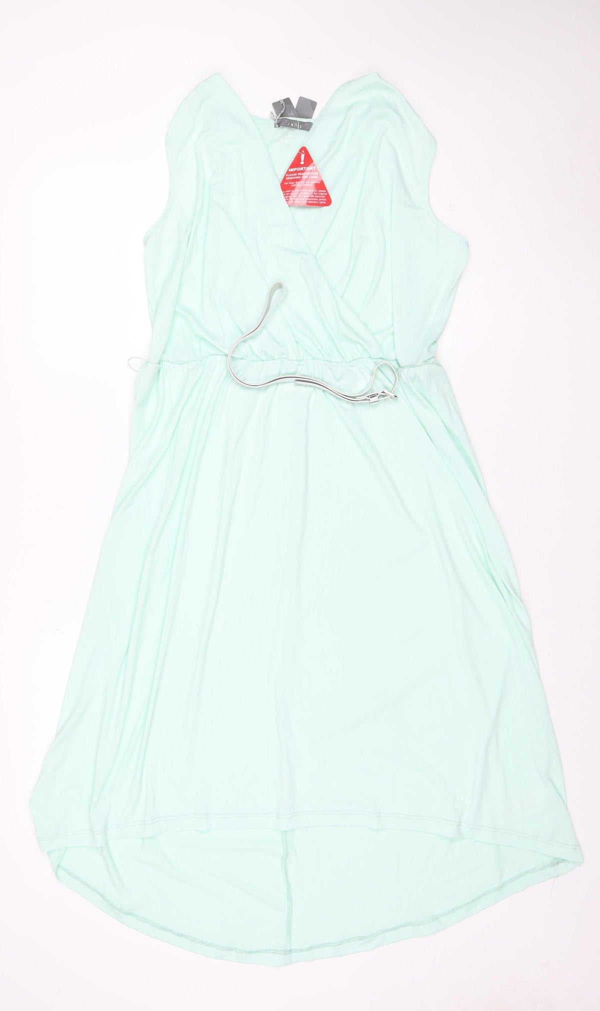 South Women Green UK 14 Sleeveless Empire Waist Maxi Dress