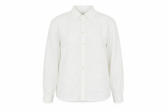 Basler Women Ivory UK 10 Classic Collared Long Sleeve Button-Up Blouse