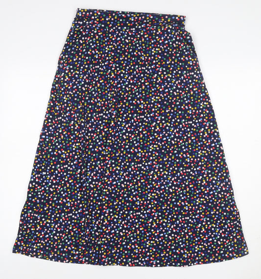 Jones Women’s Multicoloured UK 10 Flare Long Polka Dot Stretch Skirt