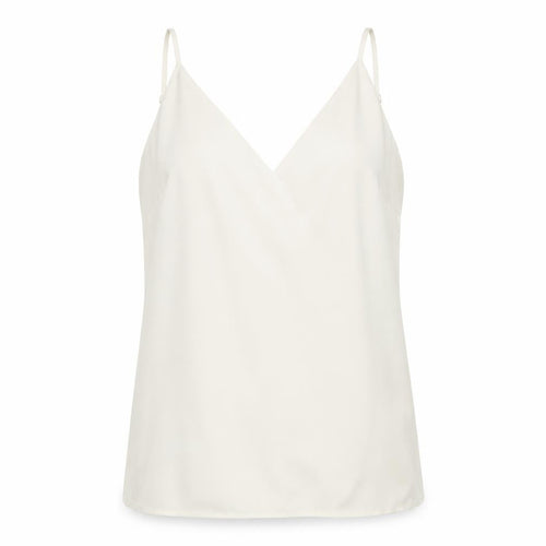 Dorothy Perkins Women Ivory Size 18 Camisole V-Neck Adjustable Strap Top
