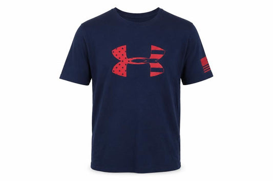 Under Armour Men’s Blue XL HeatGear USA Flag Logo Graphic T-Shirt