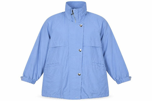Marks & Spencer Women Blue UK 12 Mid Length Anorak Jacket