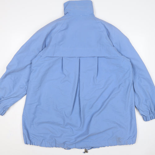Marks & Spencer Women Blue UK 12 Mid Length Anorak Jacket