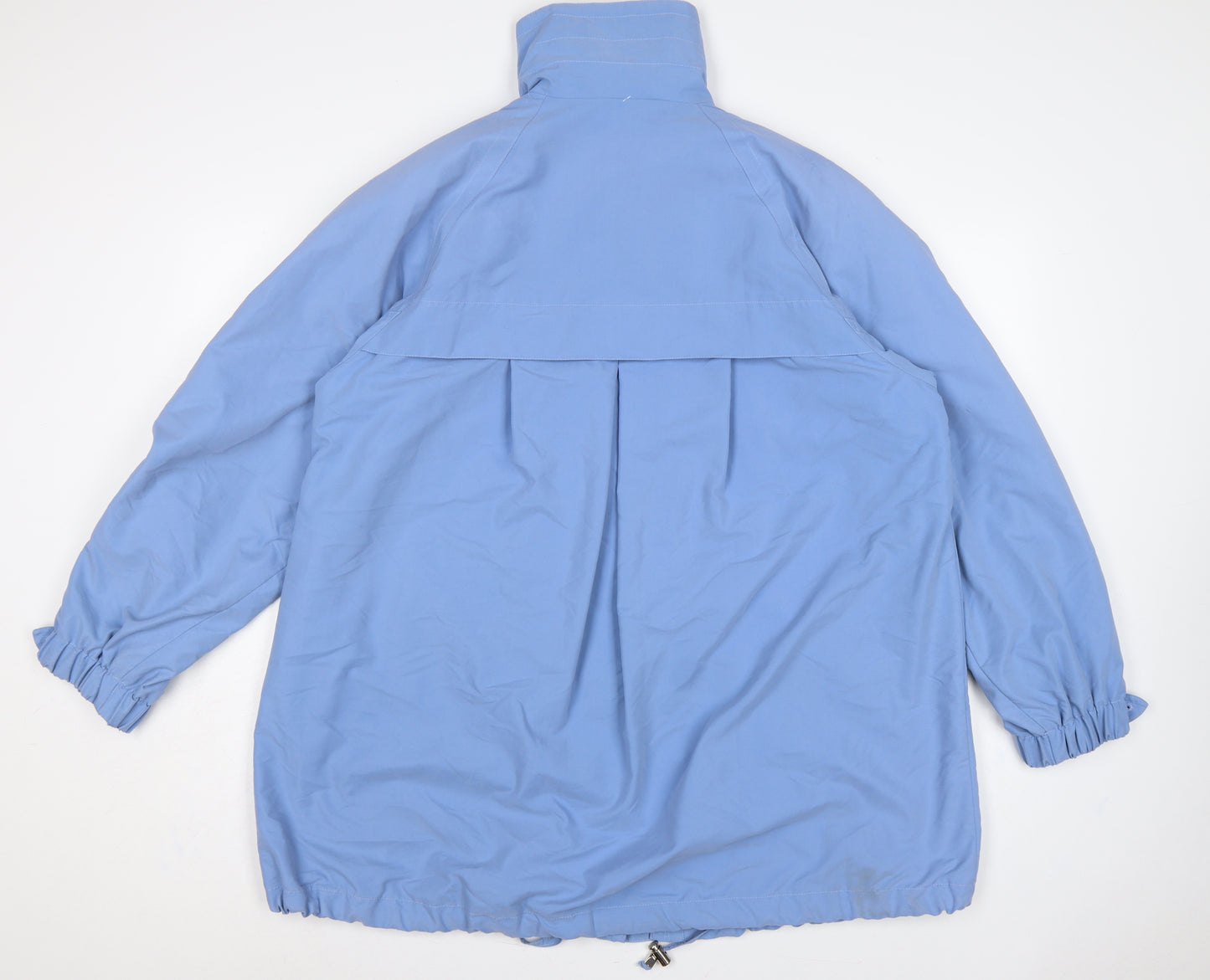 Marks & Spencer Women Blue UK 12 Mid Length Anorak Jacket