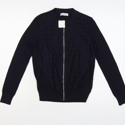 Marks and Spencer Per Una Women’s Navy UK 8 Full Zip Knit Cardigan