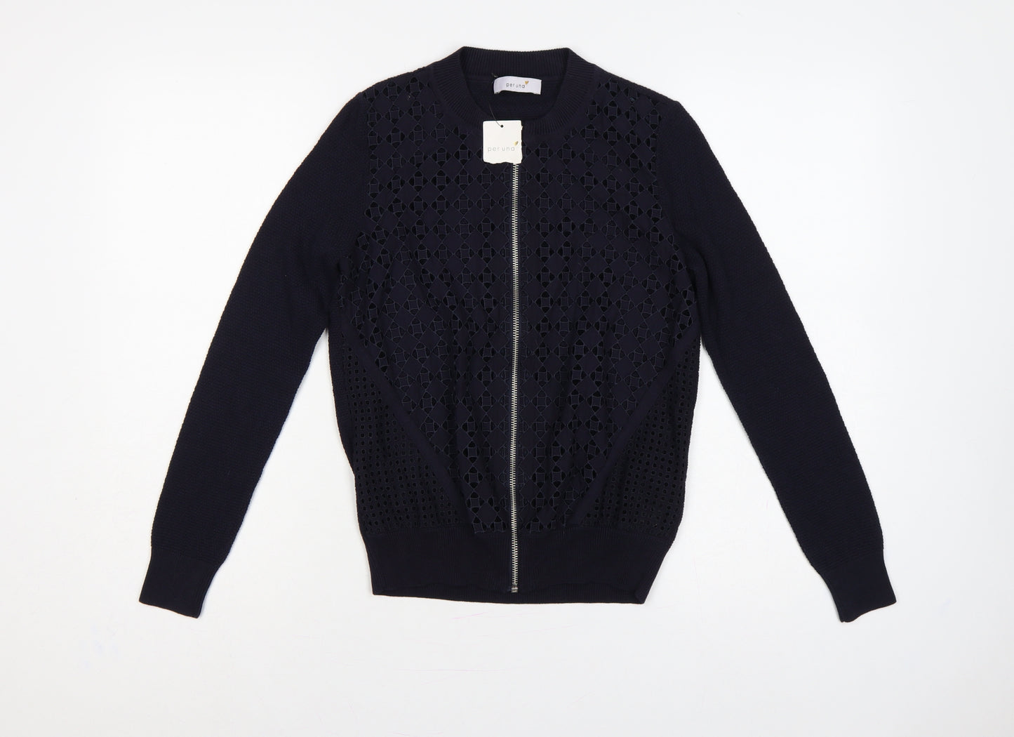 Marks and Spencer Per Una Women’s Navy UK 8 Full Zip Knit Cardigan