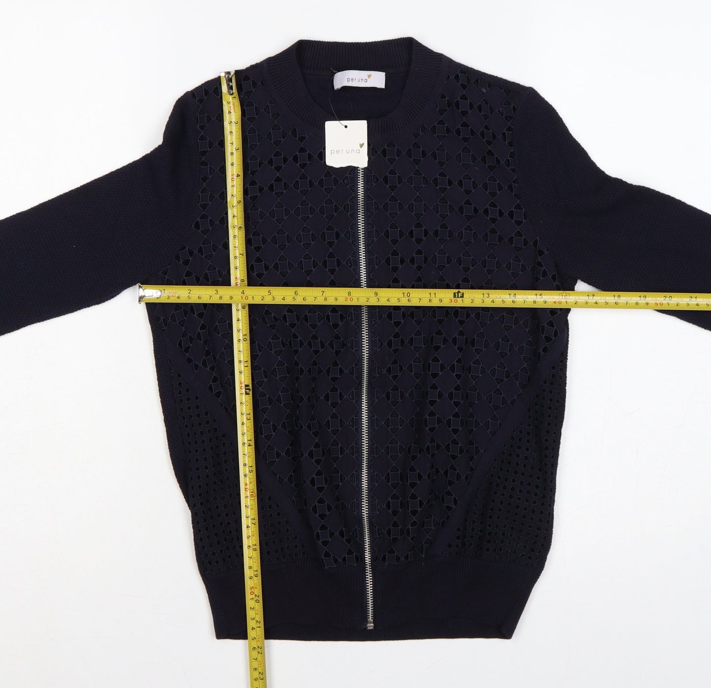 Marks and Spencer Per Una Women’s Navy UK 8 Full Zip Knit Cardigan
