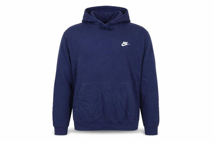 Nike Men’s Blue XL Pullover Hoodie Logo Sports Fleece Pockets