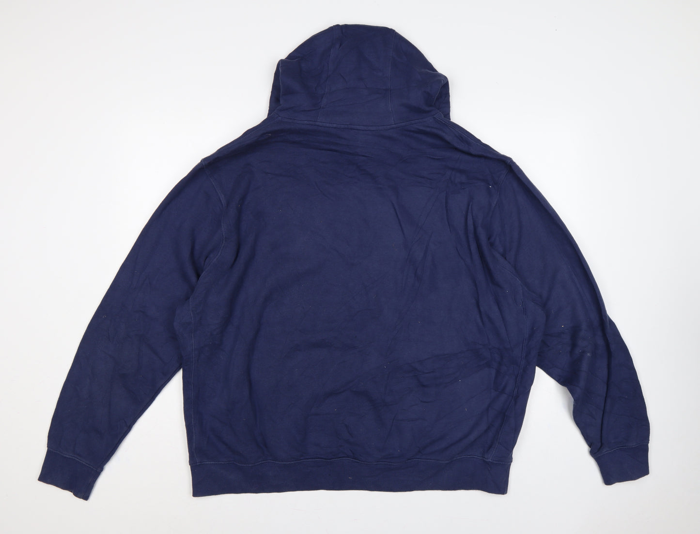 Nike Men’s Blue XL Pullover Hoodie Logo Sports Fleece Pockets