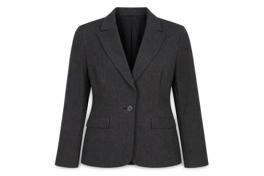 Marks and Spencer Women's Black Mix UK 12 Tailored Blazer