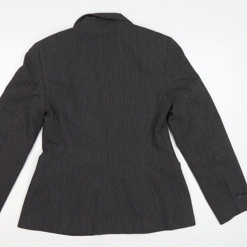 Marks and Spencer Women's Black Mix UK 12 Tailored Blazer