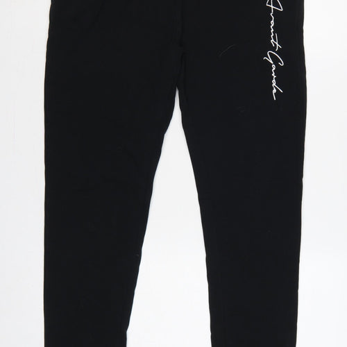 Avant Garde Paris Men’s Black M Logo Drawstring Cuffed Joggers