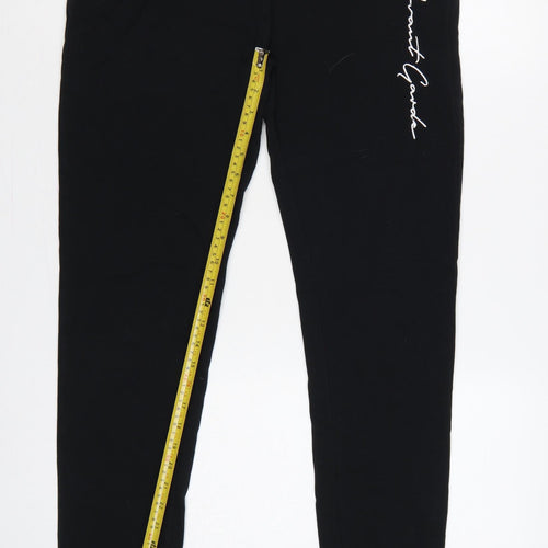 Avant Garde Paris Men’s Black M Logo Drawstring Cuffed Joggers