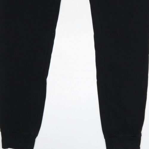 Avant Garde Paris Men’s Black M Logo Drawstring Cuffed Joggers