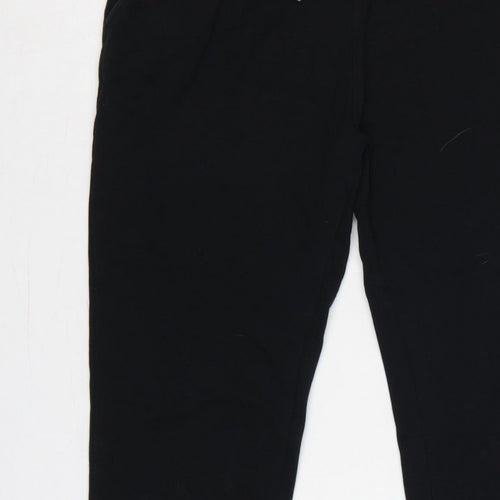Avant Garde Paris Men’s Black M Logo Drawstring Cuffed Joggers