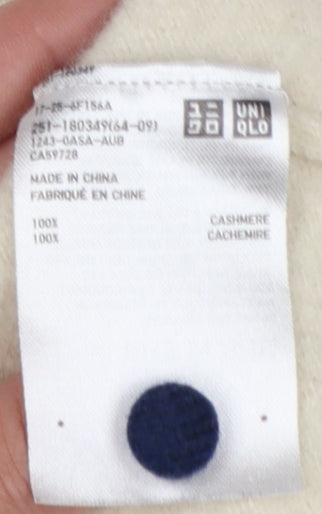 Ines de la Fressange Women Ivory XS Cashmere Button Cardigan