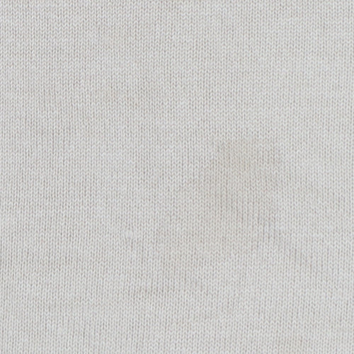 Marks and Spencer Women Beige UK 12 Roll Neck Cotton Knit Jumper
